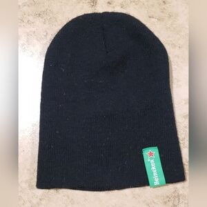 Heineken Black Beanie Touque Winter Hat Brand New
